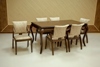 تصویر میز غذاخوری 6 نفره دنیز همراه با صندلی آنتیک